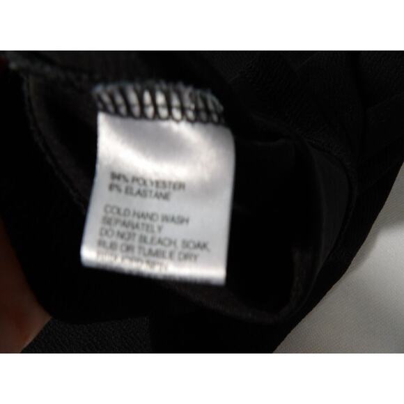 Ripe Maternity Top Shirt Large Black V Neck Peplum Dressy Career Office - Picture 9 of 12